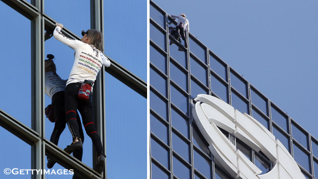 Alain Robert Spiderman