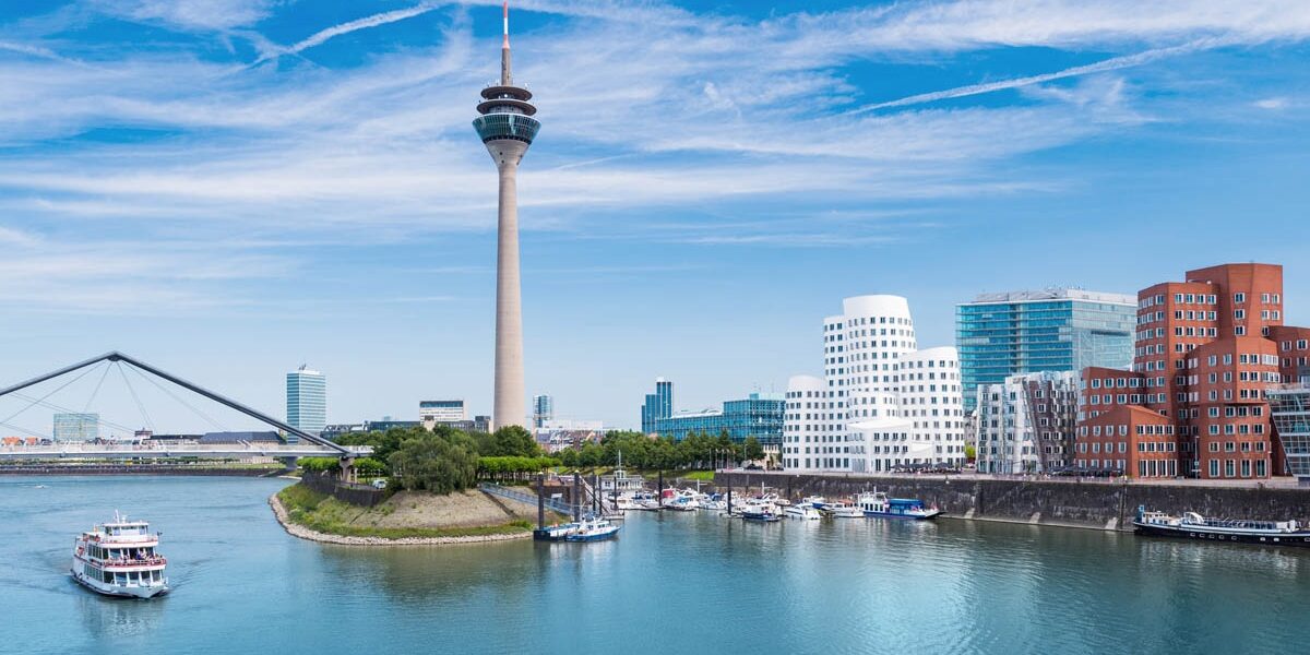 gettyimages -- Der Düsseldorfer Medienhafen