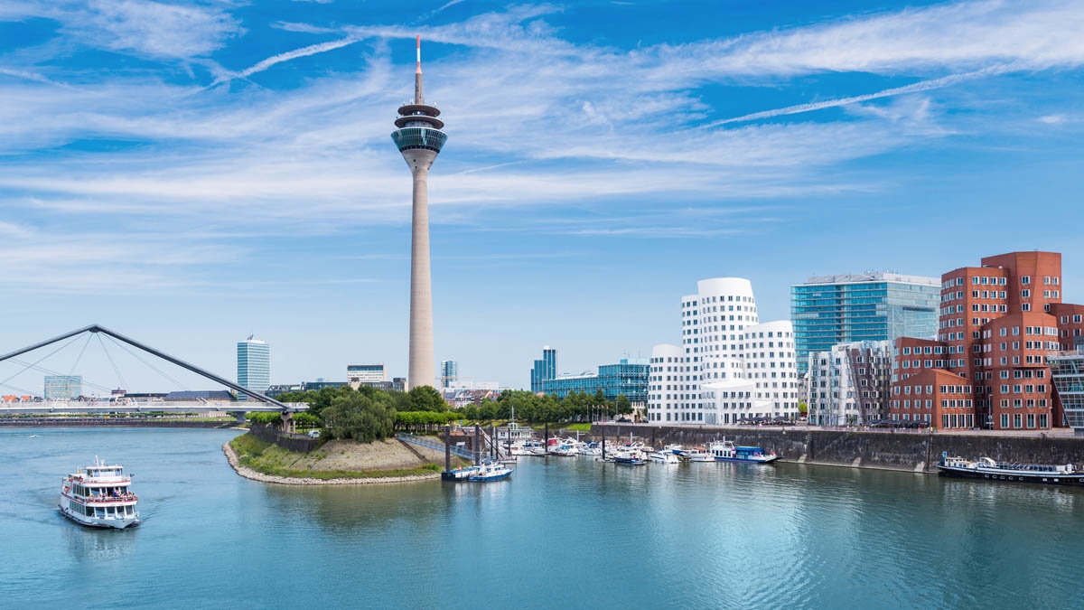 gettyimages -- Der Düsseldorfer Medienhafen